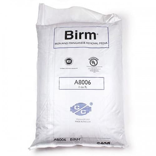 Фильтрующий материал Birm для удаления железа, 28,3 л