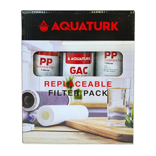 Комплект картриджей AQUATURK FP 1 (PP, GAC, PP)