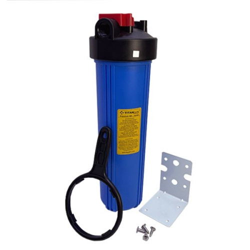 Корпус фільтра синій Big Blue 20 (ключ, кронштейн та болти)