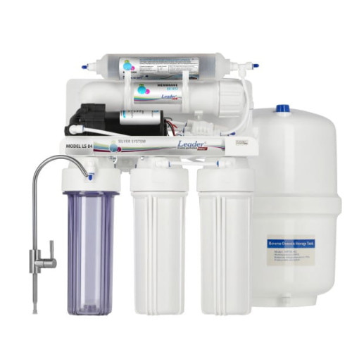 Фильтр обратного осмоса Leader Silver RO-5 P с насосом