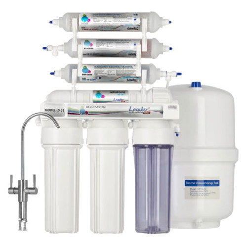 Фильтр обратного осмоса Leader Silver RO-7 Alkaline
